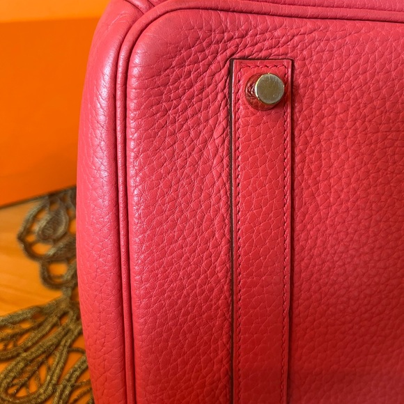 Hermes Birkin bag 🌹Bougainvillier Clemence GHW - Picture 8 of 13